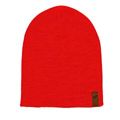 Rib Beanie - Red
