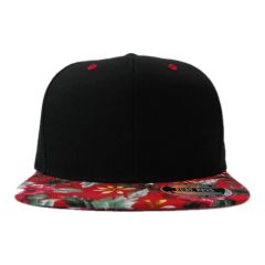 Floral Peak - Black/Red