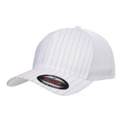 Trucker - Pinstripe - White/Red