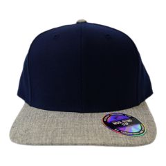 Woolblend - Navy/Grey Marle